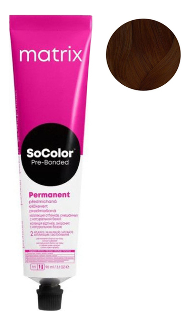 

Перманентная краска для волос SoColor Pre-Bonded Permanent 90мл: 5BC, Перманентная краска для волос SoColor Pre-Bonded Permanent 90мл