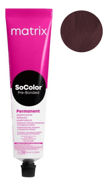 Перманентная краска для волос SoColor Pre-Bonded Permanent 90мл: 5BV