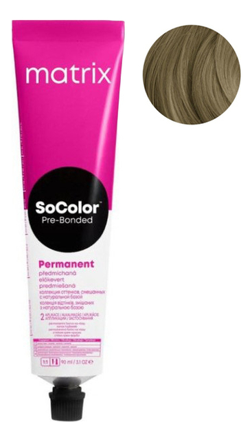 Перманентная краска для волос SoColor Pre-Bonded Permanent 90мл: 6A