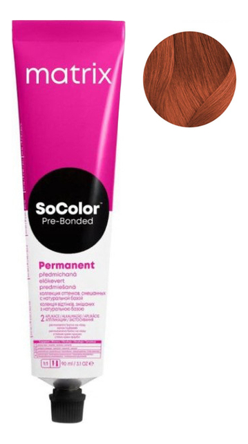 Перманентная краска для волос SoColor Pre-Bonded Permanent 90мл: 7CG