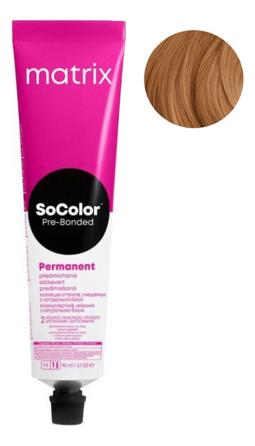 Перманентная краска для волос SoColor Pre-Bonded Permanent 90мл: 8C