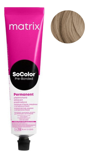 Перманентная краска для волос SoColor Pre-Bonded Permanent 90мл: 8P