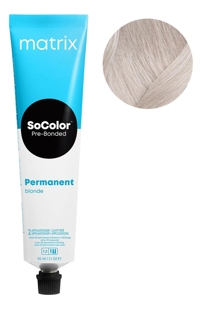 

Перманентный аммиачный краситель для волос SoColor Pre-Bonded Permanent Blonde 90мл: 11A Светлый блондин пепельный, Перманентный аммиачный краситель для волос SoColor Pre-Bonded Permanent Blonde 90мл