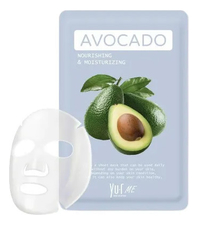 Yu.r Маска для лица с экстрактом авокадо Avocado Sheet Mask