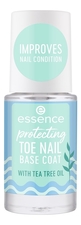 essence Защитное покрытие для педикюра Protecting Toe Nail Base Coat 8мл