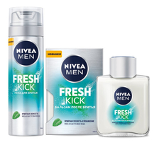 NIVEA Набор Fresh Kick (пена для бритья 200мл + бальзам после бритья 100мл)