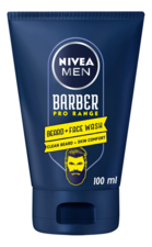 NIVEA Очищающий гель для лица и бороды MEN Barber Pro Range100мл
