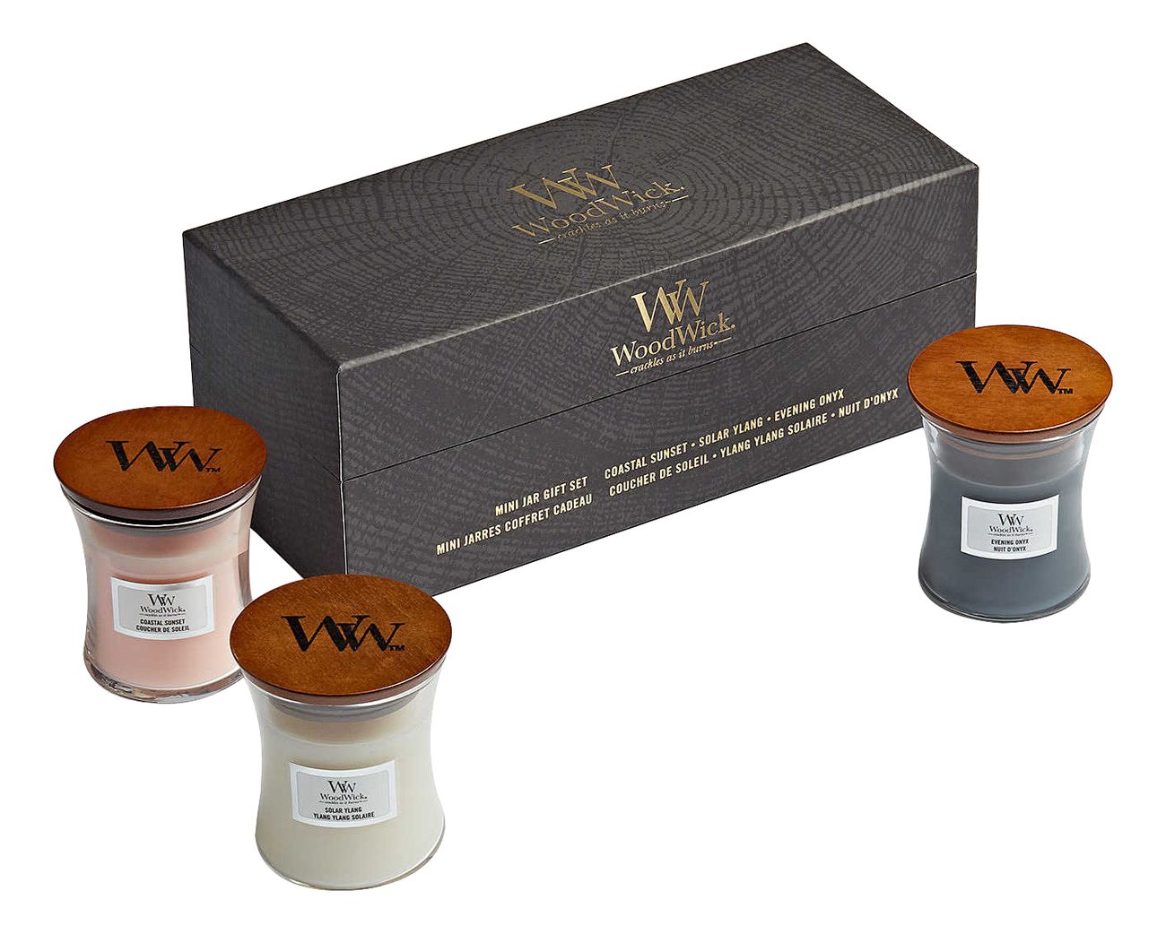 

Набор Floral Mini Jar Collection 3*85г (Evening Onyx + Solar Ylang + Coastal Sunset)