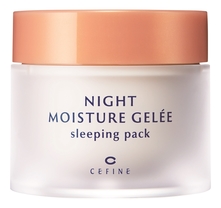 CEFINE Ночное увлажняющее желе для лица и шеи Night Moisture Gelee Sleeping Pack 80г
