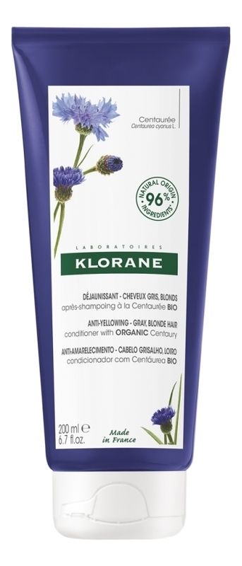 

Бальзам-ополаскиватель с экстрактом василька Apres-Shampooing A La Centauree Bio 200мл