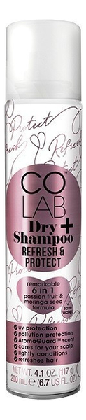 Купить Сухой шампунь для волос Refresh & Protect Dry Shampoo Fragrance 200мл, Сухой шампунь для волос Refresh & Protect Dry Shampoo Fragrance 200мл, COLAB