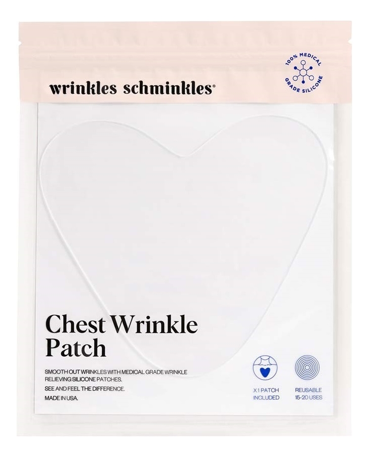 Силиконовые патчи против морщин для зоны декольте Chest Wrinkle Patch: Патчи 1шт