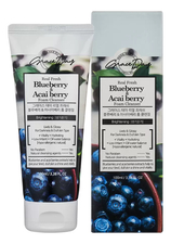 Grace Day Пенка для умывания с экстрактом черники и ягод асаи Real Fresh Blueberry & Acai Berry Foam Cleanser 100мл