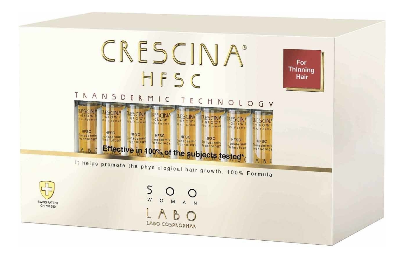 

Ампулы для восстановления роста волос HFSC Transdermic Re-Growth 500 Woman: Ампулы 40*3,5мл, Ампулы для восстановления роста волос HFSC Transdermic Re-Growth 500 Woman