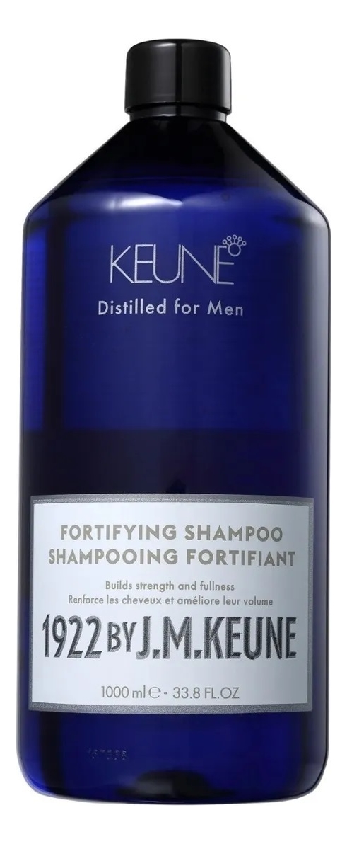 Укрепляющий шампунь против выпадения волос 1922 by J.M.Keune Fortifying Shampoo: Шампунь 1000мл шампунь для нейтрализации желтизны с экстрактом орхидеи и инжира colorlast shampoo