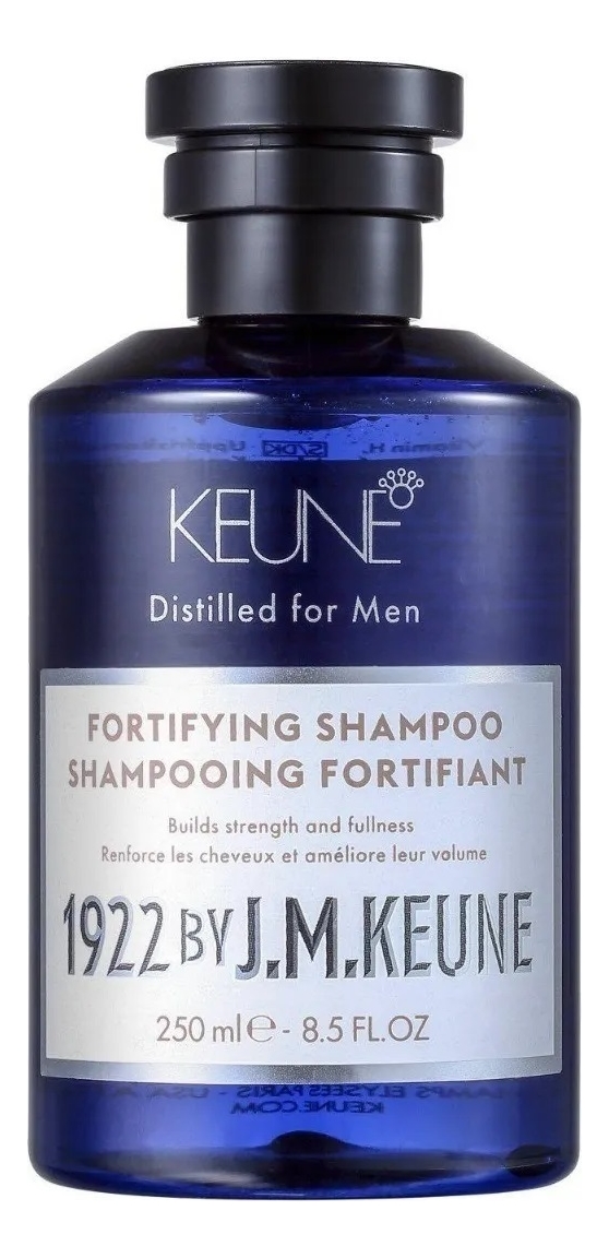 Укрепляющий шампунь против выпадения волос 1922 by J.M.Keune Fortifying Shampoo: Шампунь 250мл краска для волос constant delight 10 1 светлый блондин сандре с витамином с 60 мл