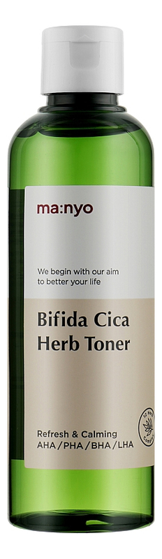 

Очищающий тонер для лица Bifida Cica Herb Toner 210мл