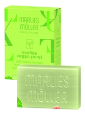Marlies Moller Твердый шампунь для волос и кожи головы с экстрактом мелиссы Vegan Pure! Solid Melissa Shampoo 100г