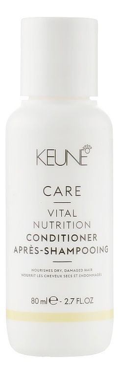 Питательный кондиционер для волос Care Vital Nutrition Conditioner: Кондиционер 80мл
