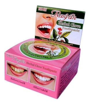 

Травяная зубная паста с гвоздикой и кокосом Rasyan Herbal Clove Toothpaste With Coconut 25г