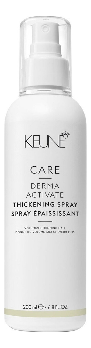 Укрепляющий спрей против выпадения волос Care Derma Activate Thickening Spray 200мл спреи для ухода за волосами keune укрепляющий спрей против выпадения волос care derma activate thickening spray