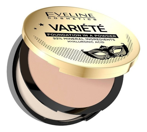 

Минеральная компактная пудра для лица Variete 8г: 13 Beige, Минеральная компактная пудра для лица Variete 8г