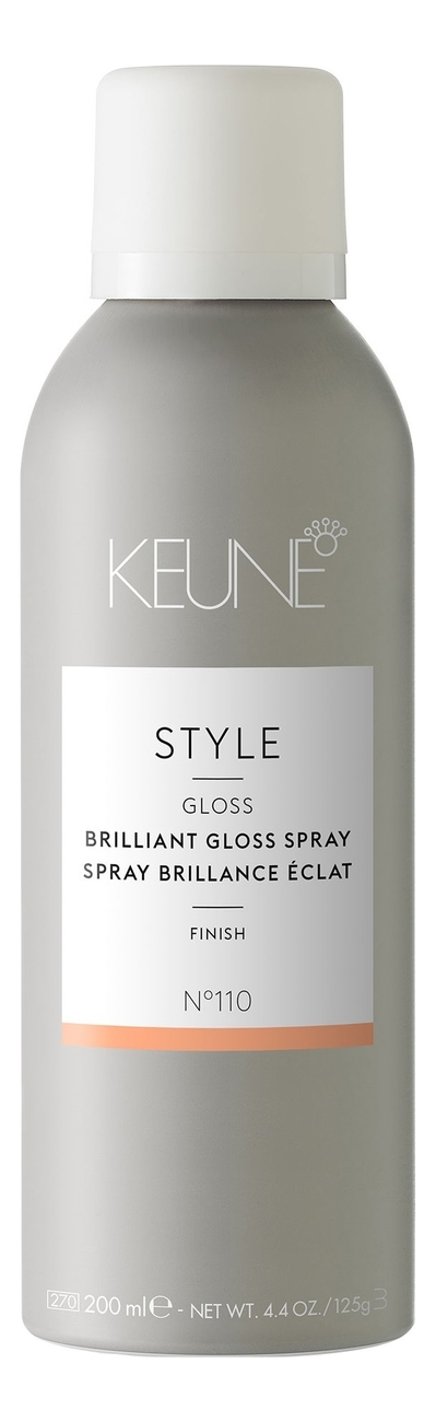 Блеск-спрей для волос Style Brilliant Gloss Spray No110: Спрей 200мл
