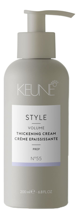 Keune Haircosmetics Уплотняющий крем для тонких и ломких волос с усиленной термозащитой Style Volume Thickening Cream No55 200мл