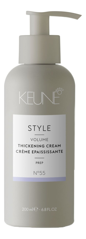 Уплотняющий крем для тонких и ломких волос с усиленной термозащитой Style Volume Thickening Cream No55 200мл уплотняющий крем style thickening cream