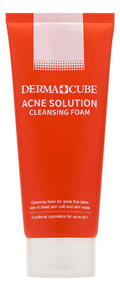 

Пенка для проблемной кожи Derma Cube Acne Solution Cleaning Foam 180мл