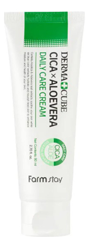 

Крем для раздраженной кожи с центеллой и алоэ вера Derma Cube Cica + Aloevera Daily Care Cream 80мл