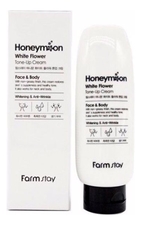 Farm Stay Осветляющий крем для лица с комплексом белых цветов Honeymoon White Flower Tone-Up Cream 150мл