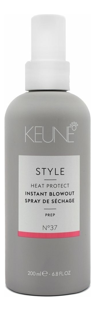 Спрей для укладки волос Style Heat Protect Instant Blowout No37: Спрей 200мл спрей для быстрой укладки волос keune style instant blowout 200 мл