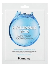 Farm Stay Маска для лица Hyaluronic Acid Super Aqua Soothing Mask 25мл
