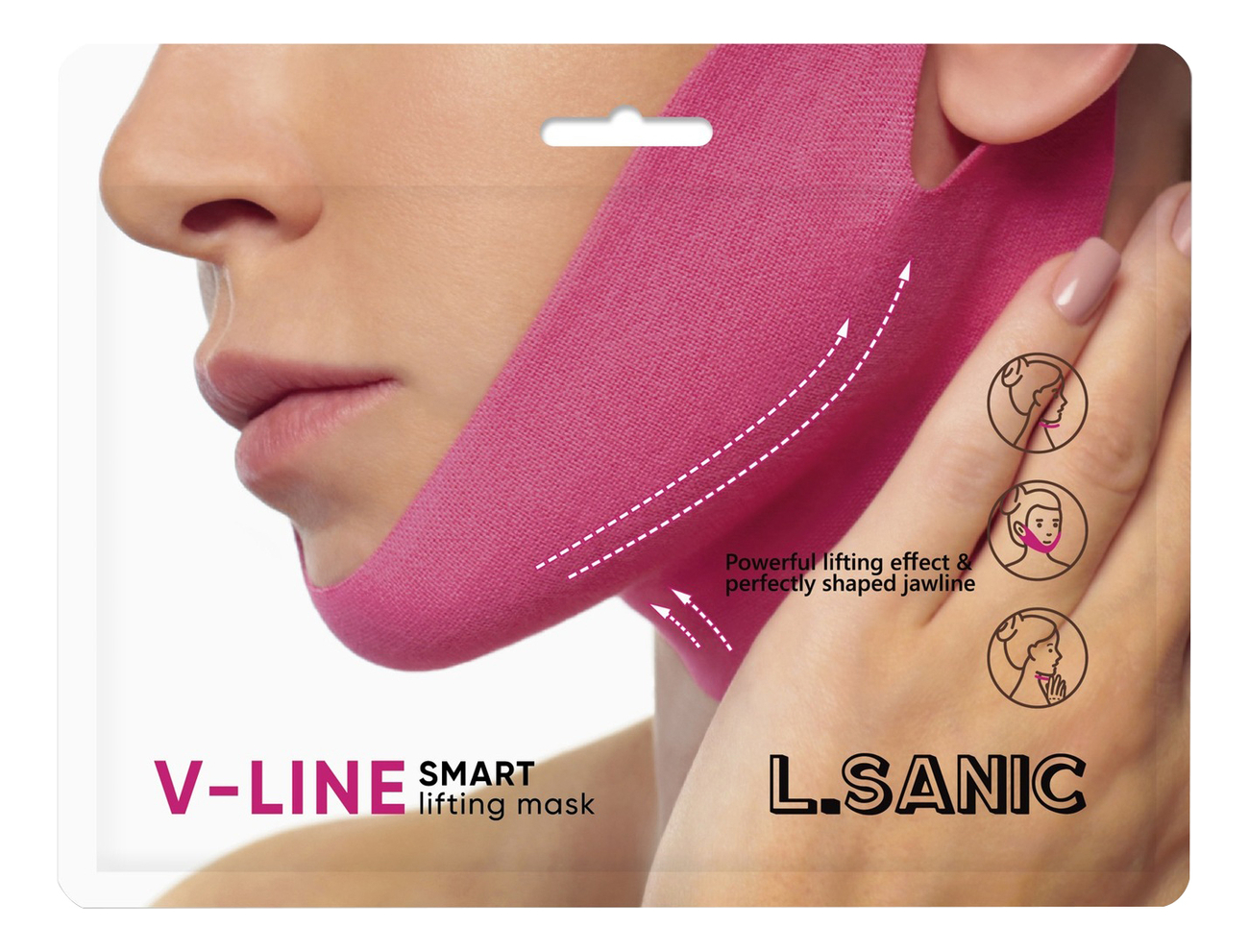 

Маска-бандаж для коррекции овала лица V-Line Smart Lifting Mask: Маска 2*19,7г, Маска-бандаж для коррекции овала лица V-Line Smart Lifting Mask