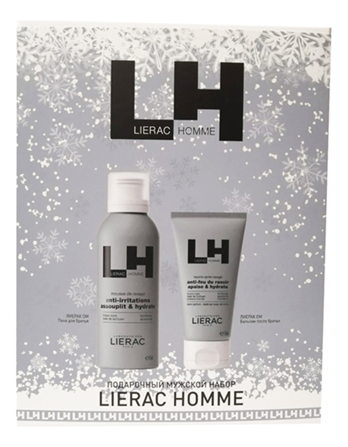 

Набор (бальзам после бритья Homme Baume Apres Rasage 75мл + пена для бритья Mousse De Rasage 150мл)
