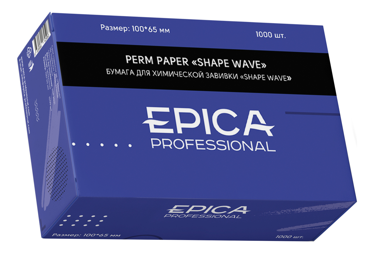 Бумага для химической завивки волос Shape Wave 1000 листов: Бумага 100*65мм