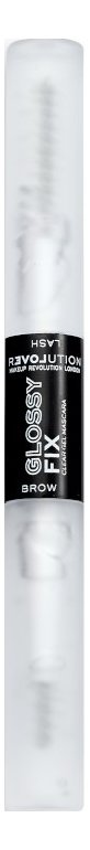 

Гель для бровей и ресниц 2 в 1 Glossy Fix Clear Brow Gel & Mascara