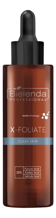 

Пилинг для лица с кислотами X-Foliate Clear Skin 30мл