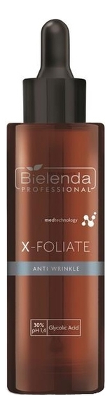 

Пилинг для лица с кислотами и лифтинг эффектом X-Foliate Anti Wrinkle 30мл