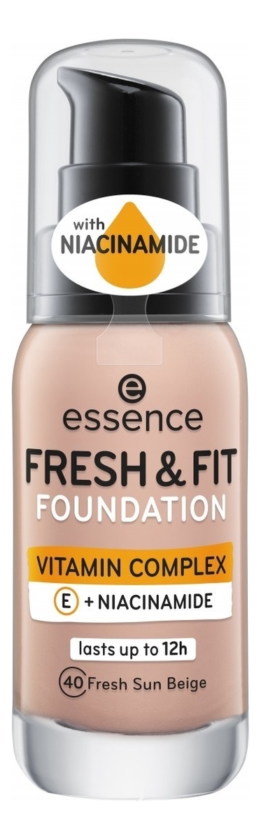 

Тональная основа для лица Foundation Fresh & Fit Vitamin Complex 30мл: 40 Fresh Sun Beige, Тональная основа для лица Foundation Fresh & Fit Vitamin Complex 30мл