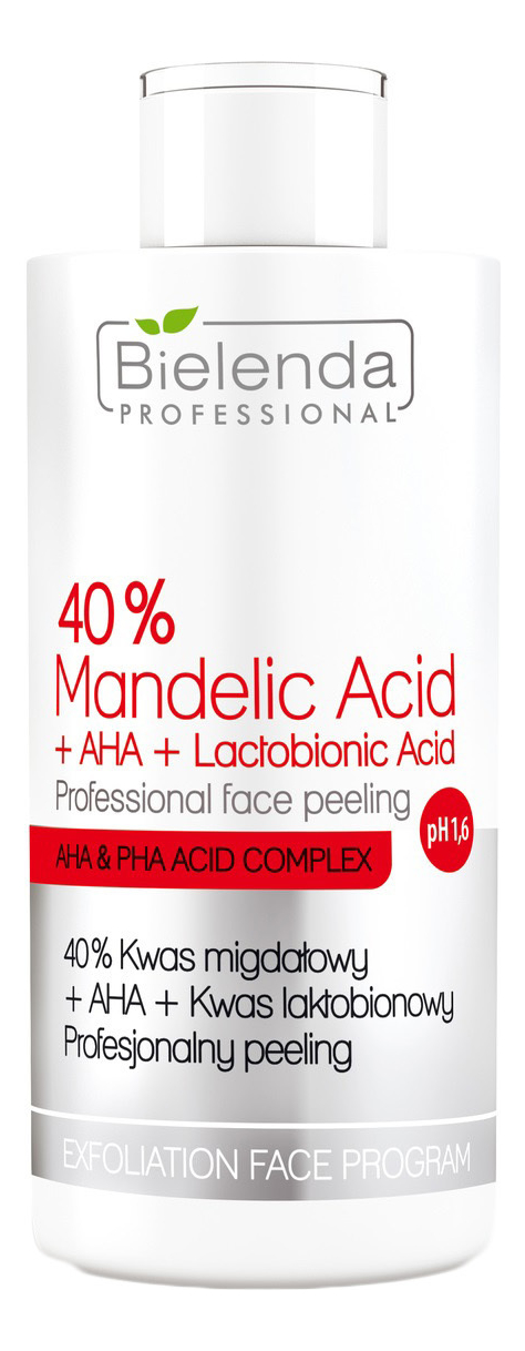 Пилинг Mandelic acid 40% Bielenda. Лактобионовый пилинг Bielenda professional. Гликолевая кислота для лица Bielenda. Bielenda professional exfoliation face program 40% Mandelic acid + Aha + Lactobionic acid 150 г.