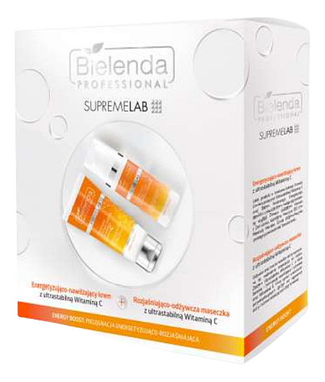 

Набор для лица SupremeLab Energy Boost (осветляющая питательная маска 70мл + увлажняющий крем 50мл)