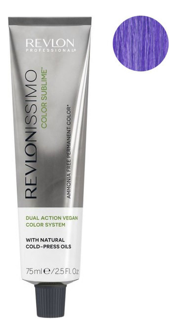 

Безаммиачная краска для волос с маслом холодного отжима Revlonissimo Color Sublime Vegan 75мл: 022 Переливающийся, Безаммиачная краска для волос с маслом холодного отжима Revlonissimo Color Sublime Vegan 75мл