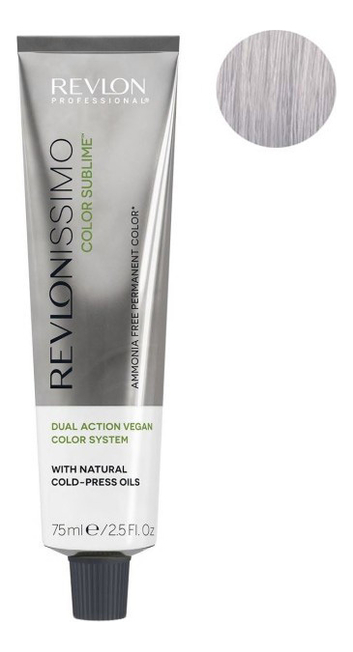 

Безаммиачная краска для волос с маслом холодного отжима Revlonissimo Color Sublime Vegan 75мл: 10,21 Очень сильно светлый блондин, Безаммиачная краска для волос с маслом холодного отжима Revlonissimo Color Sublime Vegan 75мл