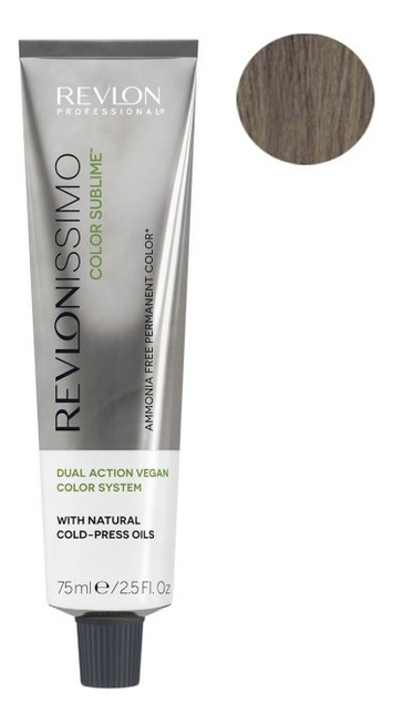 

Безаммиачная краска для волос с маслом холодного отжима Revlonissimo Color Sublime Vegan 75мл: 6,1 Темный блондин пепельный, Безаммиачная краска для волос с маслом холодного отжима Revlonissimo Color Sublime Vegan 75мл