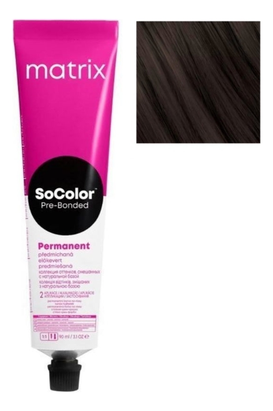 

Стойкая крем-краска для волос SoColor Pre-Bonded Permanent 90мл: 4AA, Стойкая крем-краска для волос SoColor Pre-Bonded Permanent 90мл