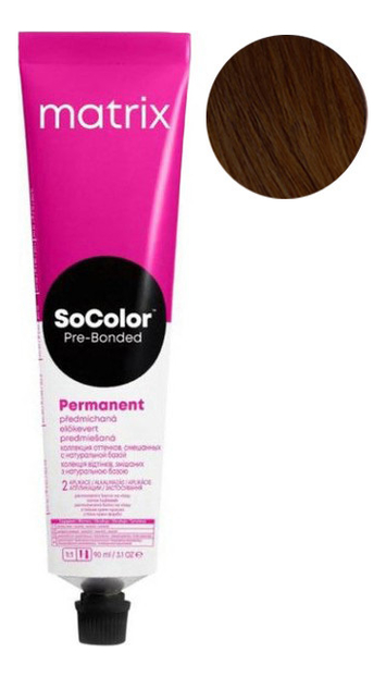 Перманентная краска для волос SoColor Pre-Bonded Permanent 90мл: 5C