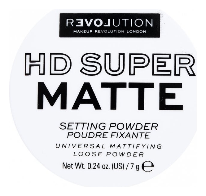 

Рассыпчатая пудра для лица HD Super Matte Setting Powder 7г
