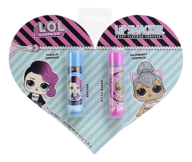 

Набор бальзамов для губ L.O.L. Surprise! Rocker + Kitty Queen 2*4г